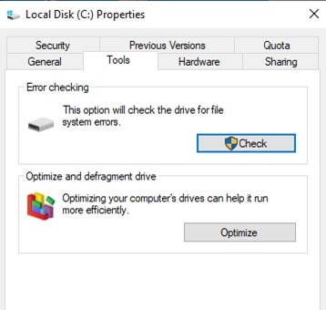 Local Disk Properties