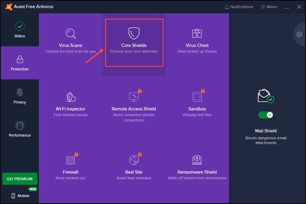 avast webshield issues