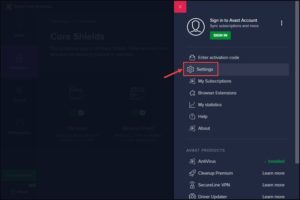 how to stop avast blocking sites
