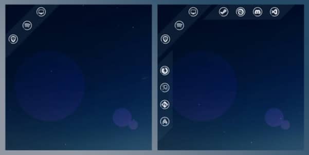 rainmeter dock skins