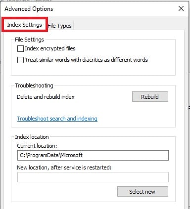 Index_setting