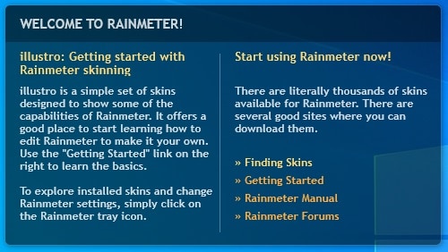 rainmeter skin installer unable to create font file skin installer will now quit