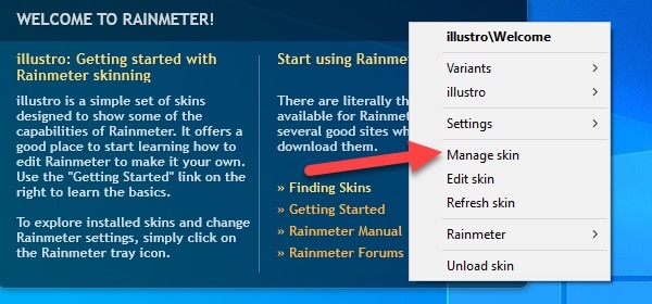 troubleshoot the rainmeter skin installer if it does not let you install skins