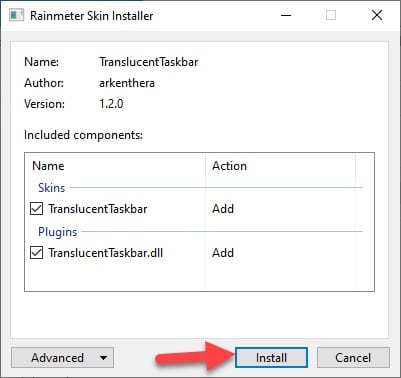 Rainmeter_skin_installer