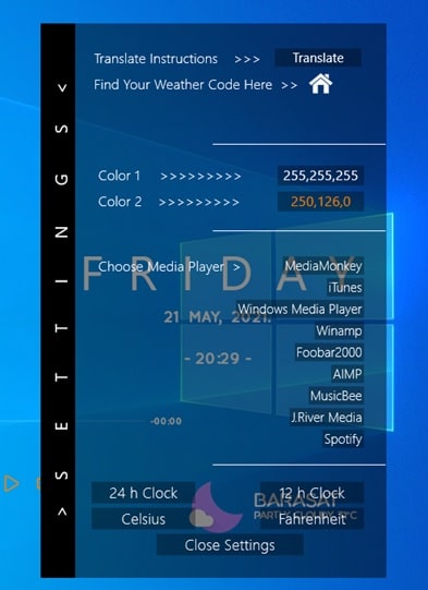 spotify music player rainmeter