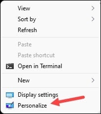 Windows_personalize_option
