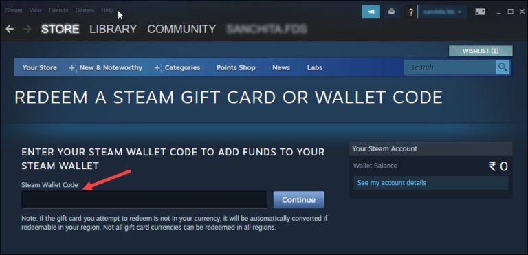 Fix: Steam Gift Card Not Working [Solved]