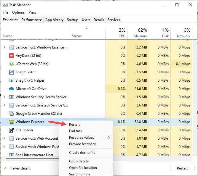 windows_explorer_restart_option_task_manager