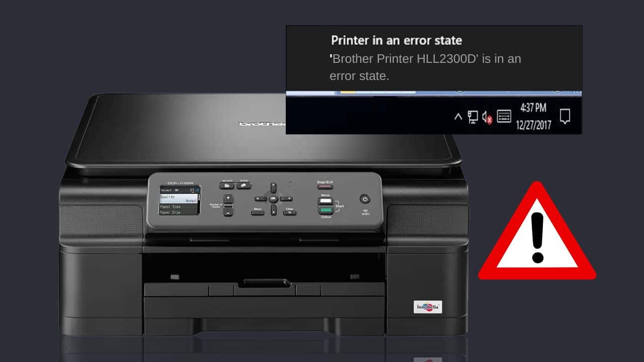 What Does Error State Mean On A Printer