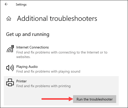 run-printer-troubleshooter