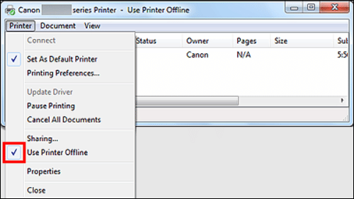 use-printer-offline-canon-printer