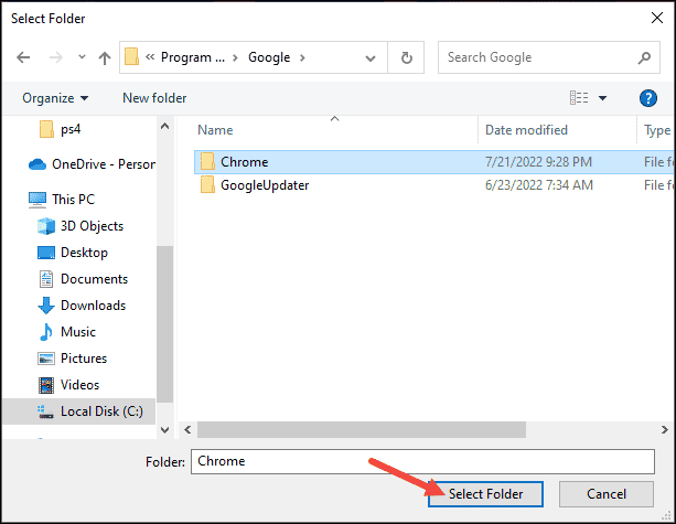 chrome-folder-add-to-windows-security