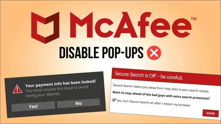 How To Get Rid Of McAfee Pop Ups?