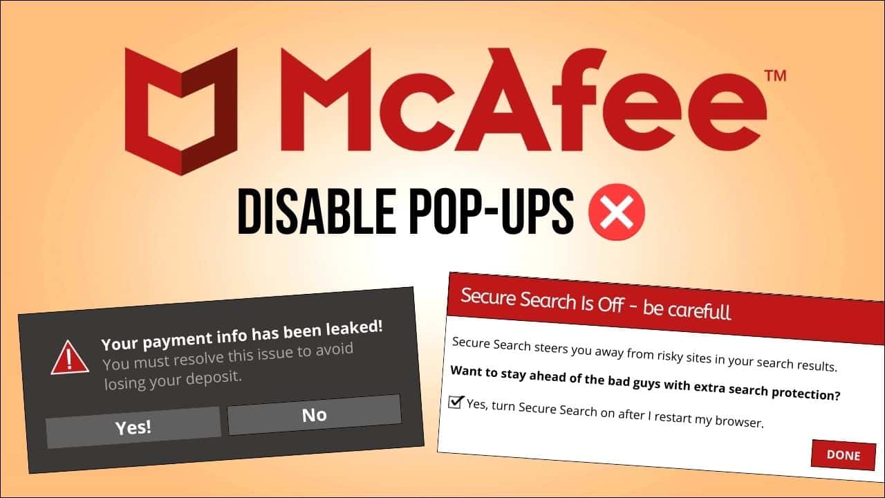 how to stop antivirus pop ups mcafee Your mcafee subscription has ...