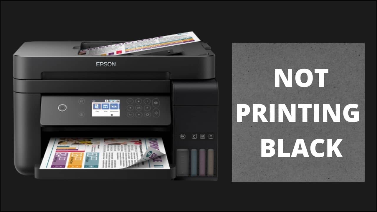 Fix Epson Printer Not Printing Black Solved 3873
