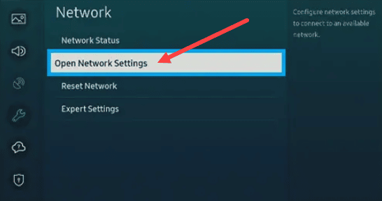 open-network-settings-option-samsungTV
