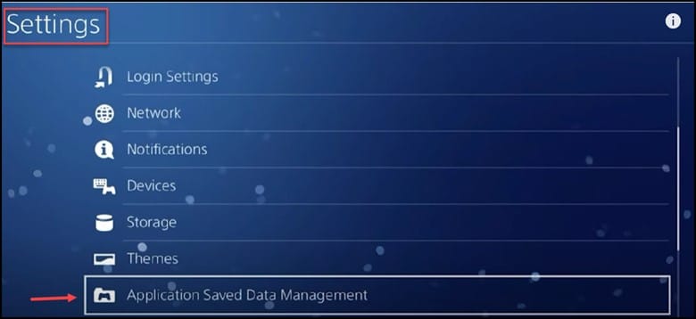 application-saved-data-management