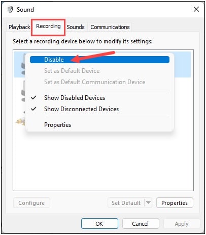 disable-sound-device-from-recording-tab