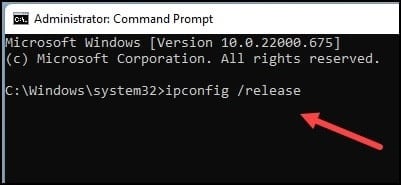 ipconfig-release-cmd-command