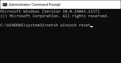 netsh-winsock-reset