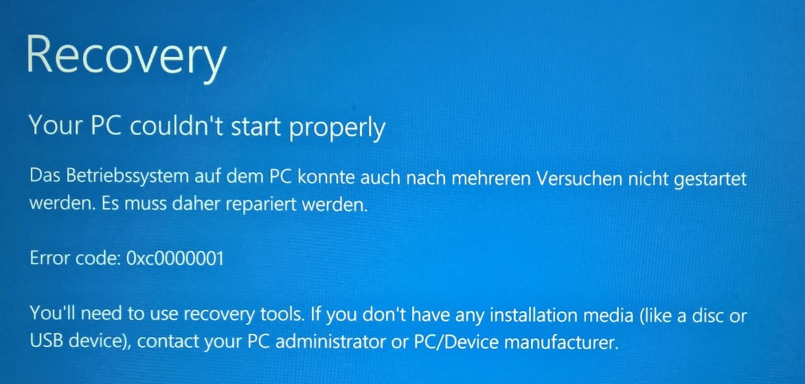 error-0xc0000001-your-pc-couldnt-start-properly