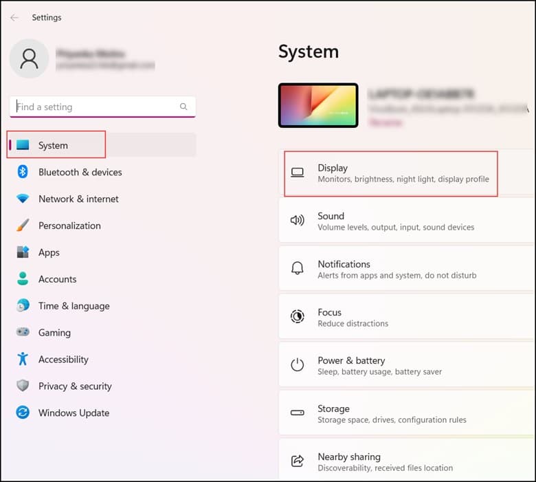 system-display