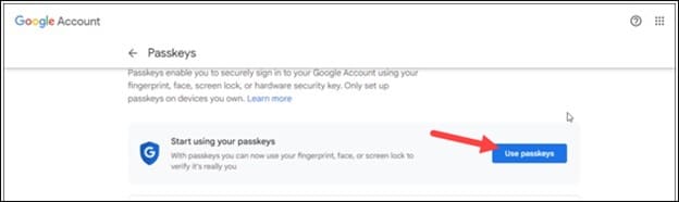use-passkeys