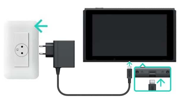 charging-nintendo-swicth-using-ac-adapter