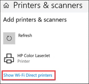 show-wifi-direct-printers-option