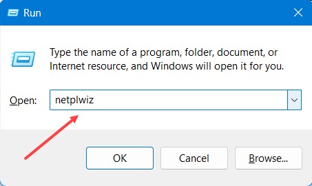 netplwiz