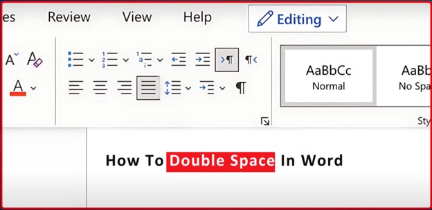 How To Add Double Space In Microsoft Word