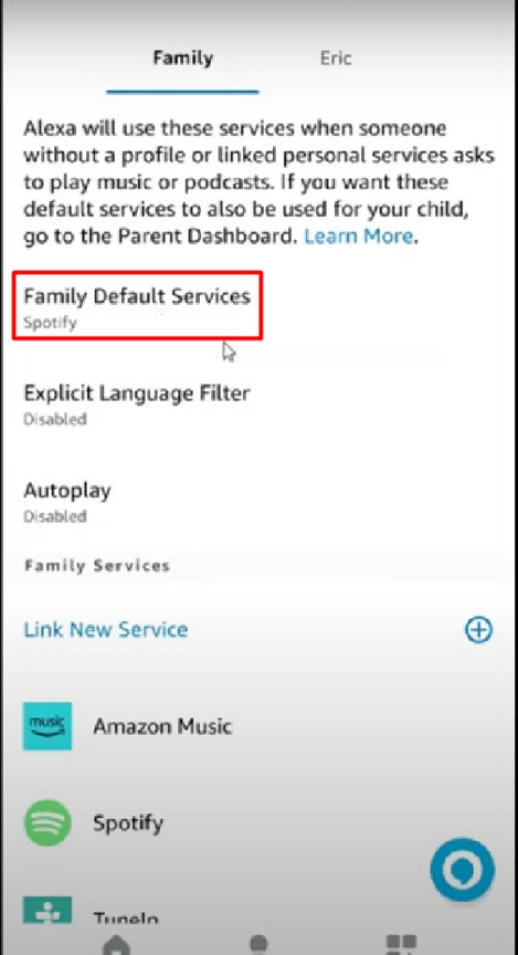 family-default-service