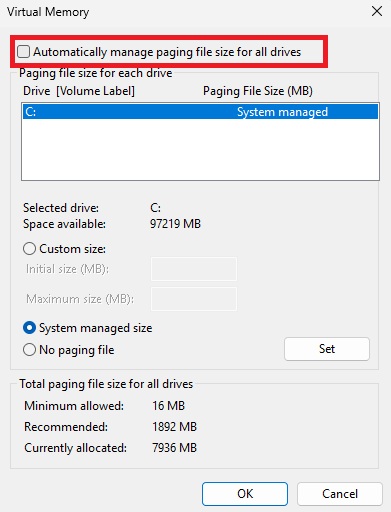 automatically-manage-paging-file-size