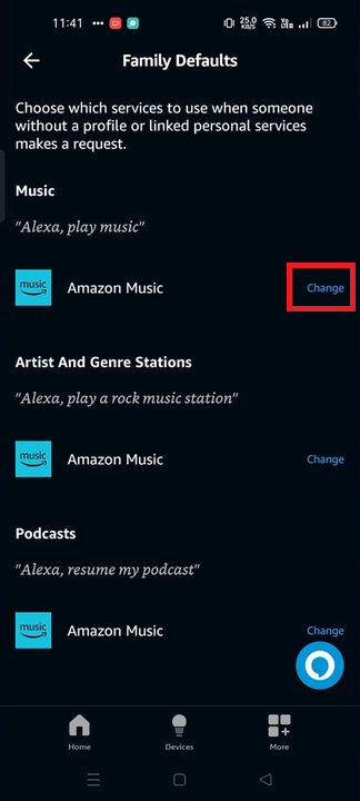change-default-music-streaming-service
