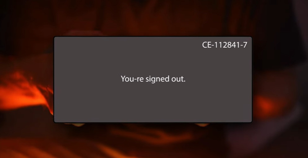 PS5-error