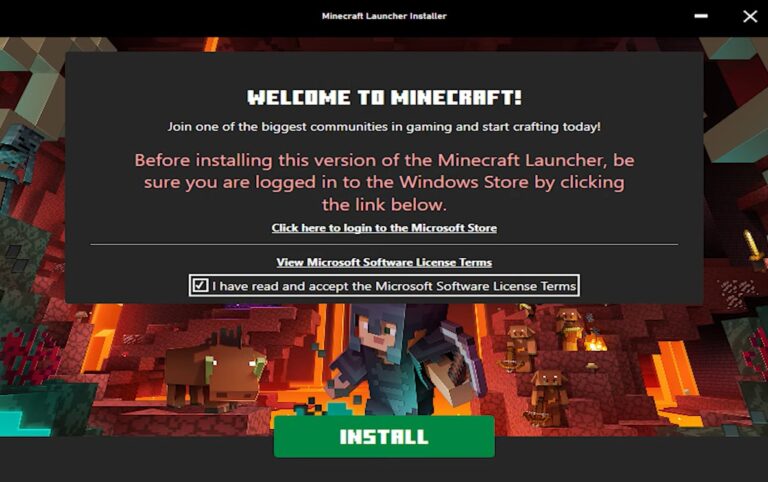 how to install minecraft for free on laptop