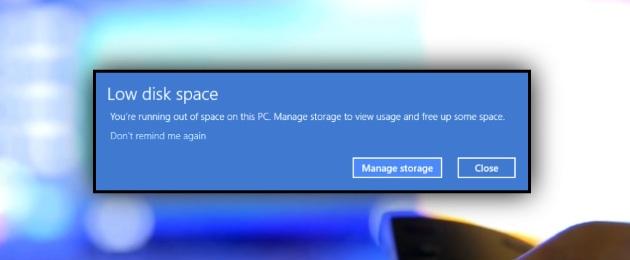 low-disk-space-onn