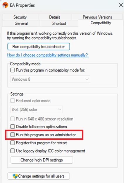 run-ea-as-admin