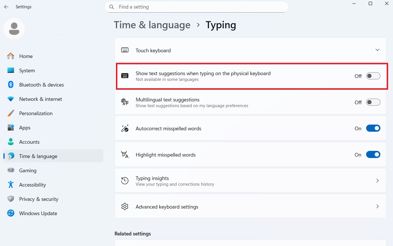 show-text-suggestions