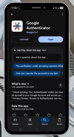 update-google-authenticator