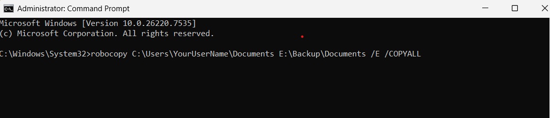 robocopy